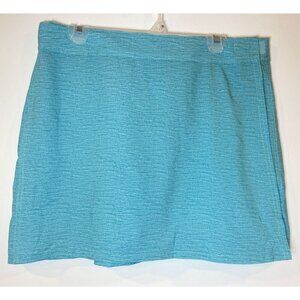 RipSkirt Hawaii Wrap Skirt Teal Green Blue Size Large L